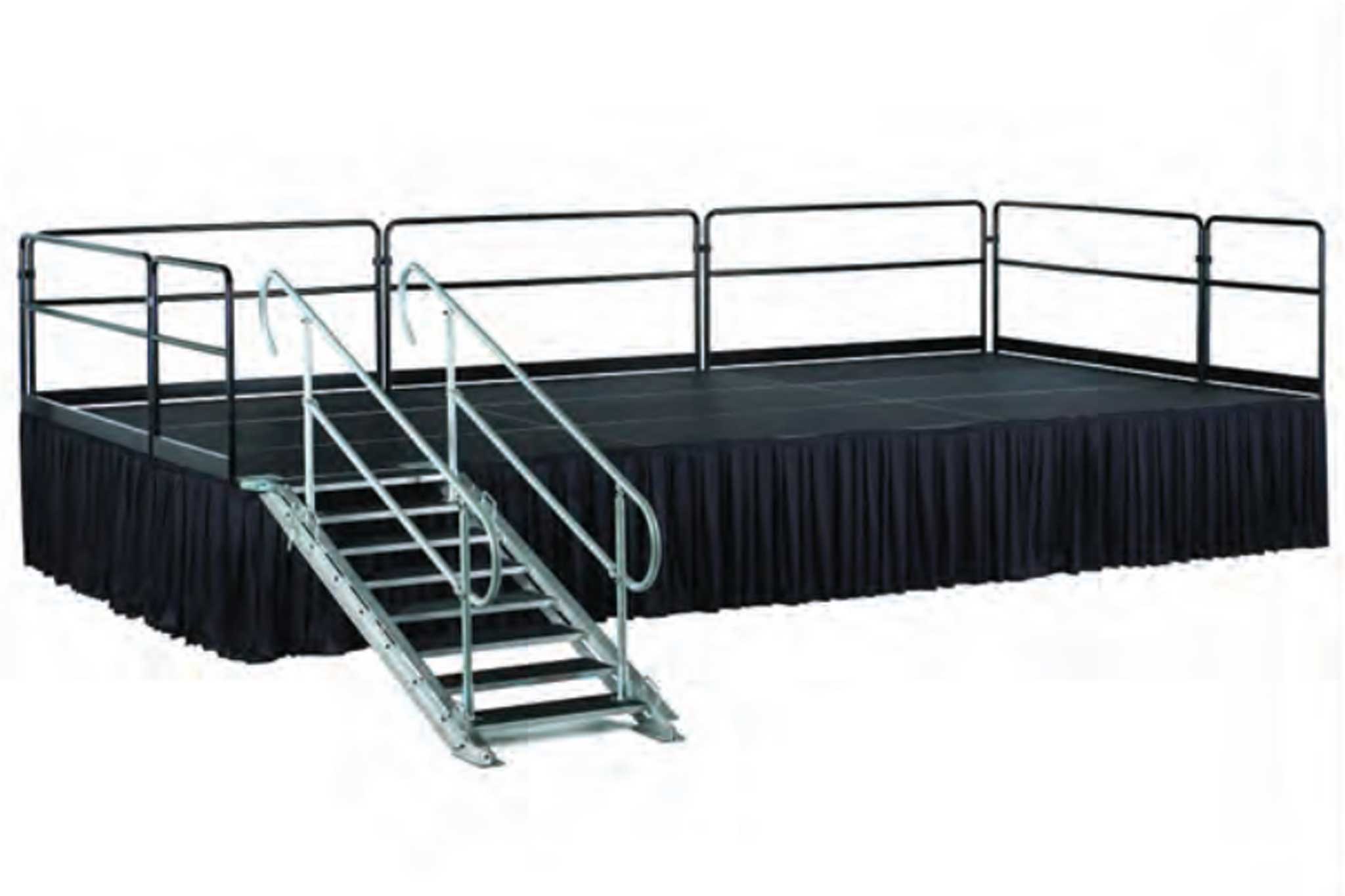 Picture of a platform stage.