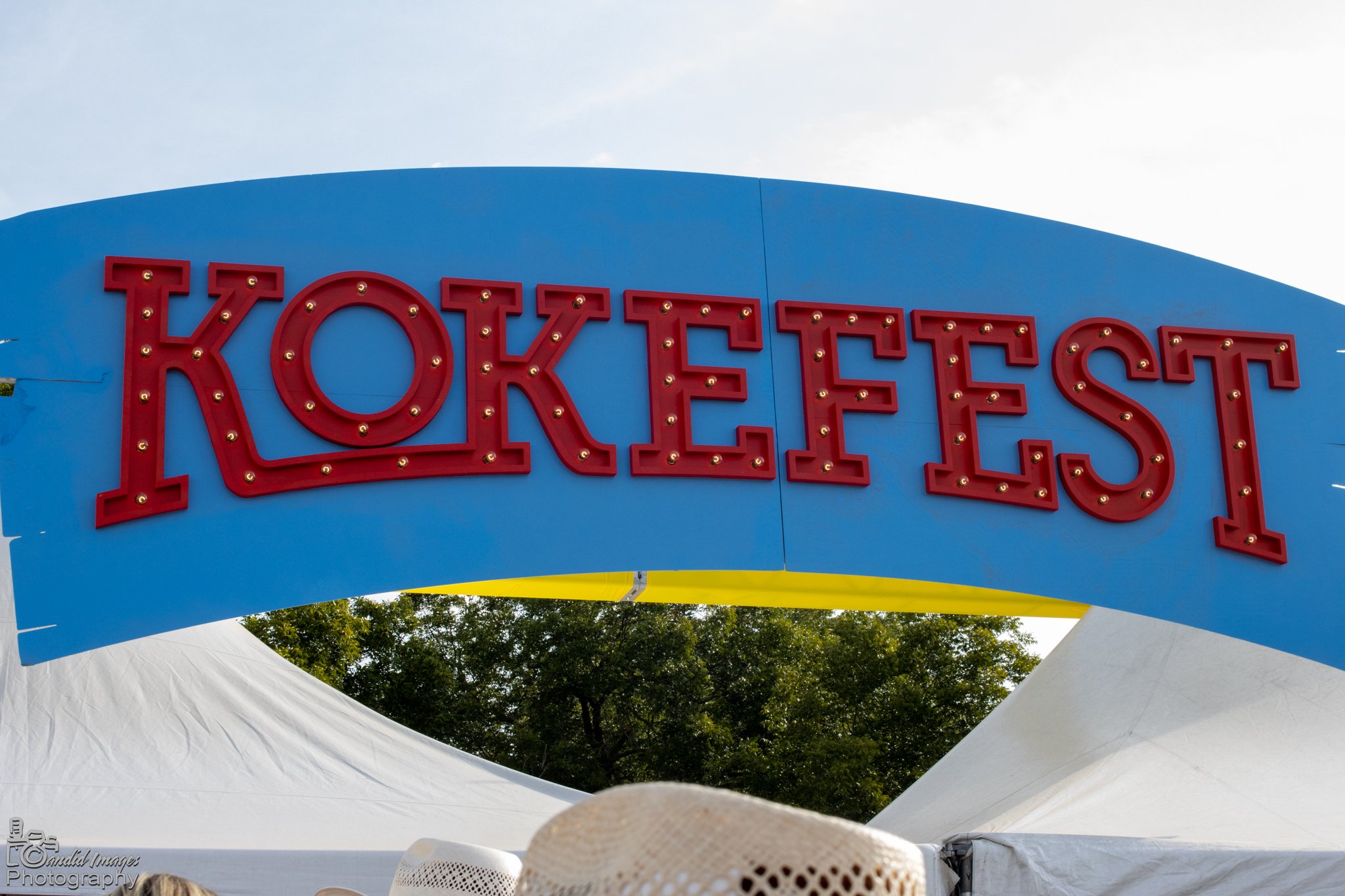 Picture of KOKEFEST entrance sign